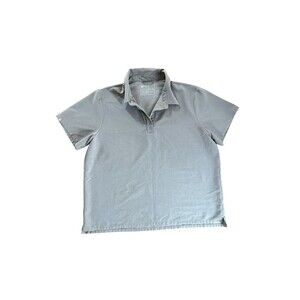 Figs short sleeve scrub top polo shirt size XXL Grey W21SW1053